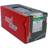 DYNAPLUS VLONDERSCHROEF XTREME AR-BRONZE PK-60° +SNIJPUNT TX-25 5.0X70/35   (200)