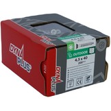 DYNAPLUS BESLAGSCHROEF AR-SILVER PK-8MM TX-20 4.5X40   (200)