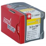 DYNAPLUS MDF-SCHROEF VZ PK-75Â° TX-15 3.5X20/15   (200)