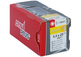 Dynaplus  MDF-schroef VZ PK-75Â° TX-15 3.5X25/15 - 200 stuks