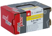 Dynaplus  MDF-schroef VZ PK-75° TX-15 3.5X30/18 - 200 stuks