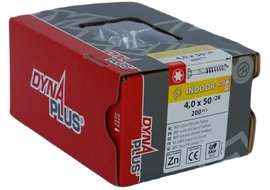 Dynaplus  MDF-schroef VZ PK-75Â° TX-15 4.0X50/28 - 200 stuks