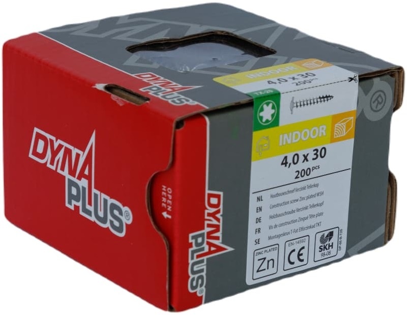 DYNAPLUS TELLERKOPSCHROEF VZ TK TX-20 4.0X30   (200)