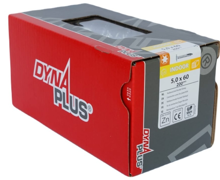 DYNAPLUS TELLERKOPSCHROEF VZ TK TX-25 5.0X60 (200)