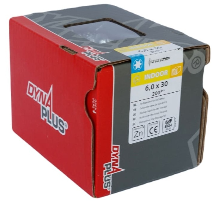 DYNAPLUS TELLERKOPSCHROEF VZ TK TX-30 6.0X30 (200)