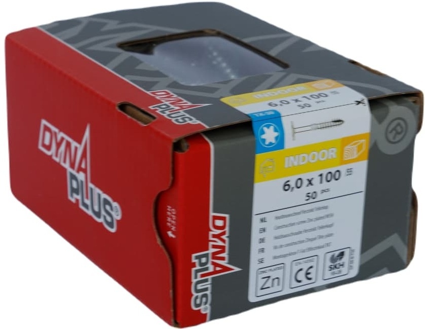 DYNAPLUS TELLERKOPSCHROEF VZ TK TX-30 6.0X100/55   (50)