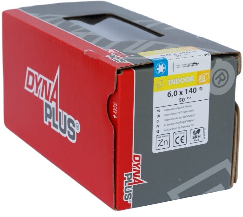 DYNAPLUS TELLERKOPSCHROEF VZ TK TX-30 6.0X140/70 (50)