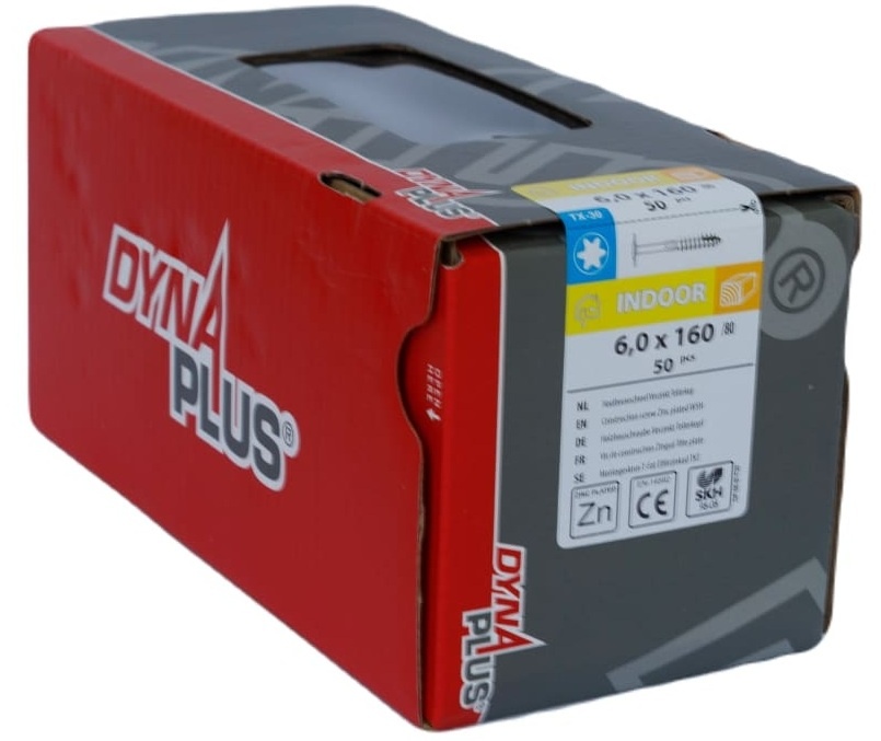 DYNAPLUS TELLERKOPSCHROEF VZ TK TX-30 6.0X160/80   (50)