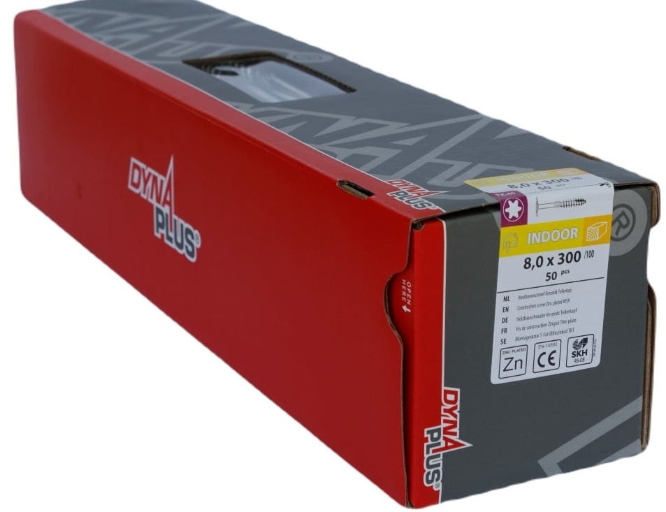 DYNAPLUS TELLERKOPSCHROEF VZ TK TX-40 8.0X300/100 (50)