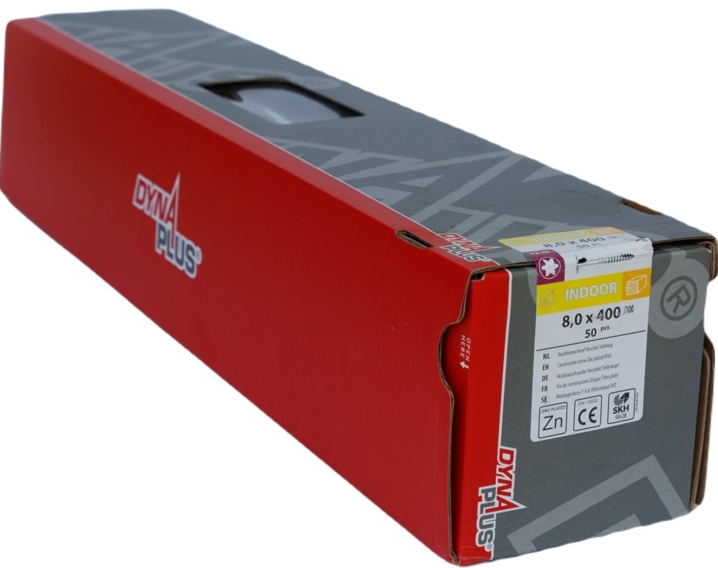 DYNAPLUS TELLERKOPSCHROEF VZ TK TX-40 8.0X400/100 (50)