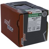 DYNAPLUS GEVELSCHROEF AR-BRONZE CK ZWARTE KOP TX-15 4.0X60/30 (200)