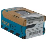PROFTEC SPAANPLAATSCHR. RVS-A2 PK PZ-1 3.0X16   (200)