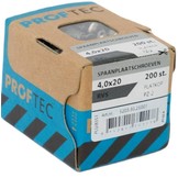 PROFTEC SPAANPLAATSCHR. RVS-A2 PK PZ-2 4.0X20   (200)