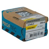 PROFTEC PLAATSCHROEF VZ CK DIN7981 PH-2 3.5X9.5   (200)