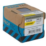 PROFTEC SPAANPLAATSCHR. VZ PK TX-10 3.0X20   (200)