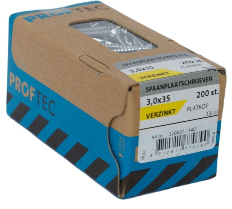 PROFTEC SPAANPLAATSCHR. VZ PK TX-10 3.0X35   (200)