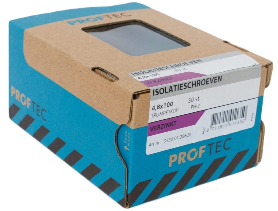 PROFTEC ISOLATIESCHROEF VZ PH-2 4.8X100   (50)