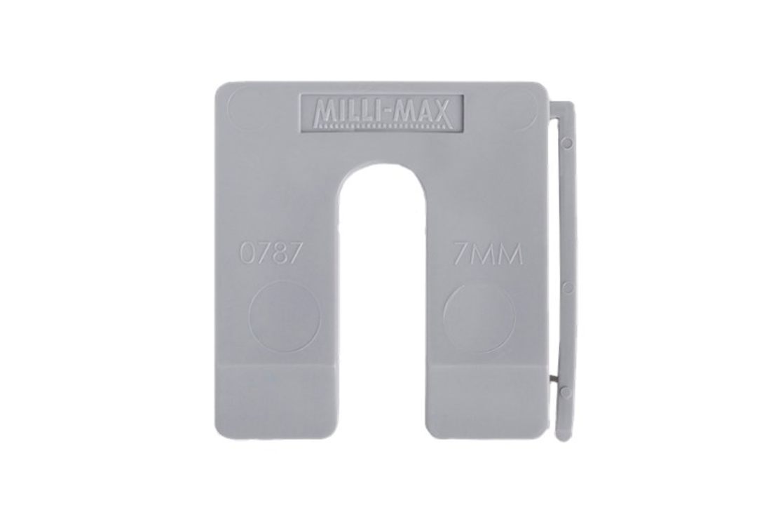 MILLI_MAX Uitvulplaatjes 7 MM grijs 60st
