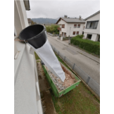 Stortslurf complete set 9 meter incl. vultrechter