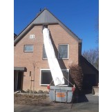 Stortslurf complete set 9 meter incl. vultrechter