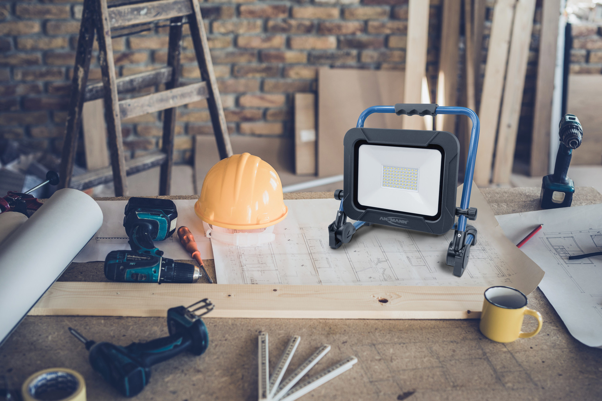 Ansmann werk schijnwerper FL4500R oplaadbaar 50 W