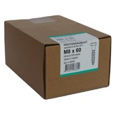 Houtdraadbout Verzinkt 4.6 DIN571 8x60 - 200 stuks