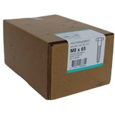 Houtdraadbout Verzinkt 4.6 DIN571 8x65 - 200 stuks