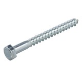 Houtdraadbout Verzinkt 4.6 DIN571 8x80 - 200 stuks