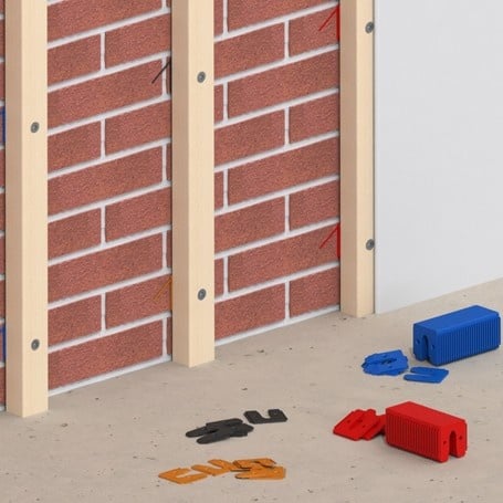 GB Assortiment uitvulplaatjes met stelpootjes 50x50 kunststof