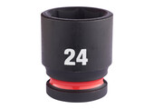 Milwaukee SW 24 mm 1/2" Impact dop 40 mm - 1 st.