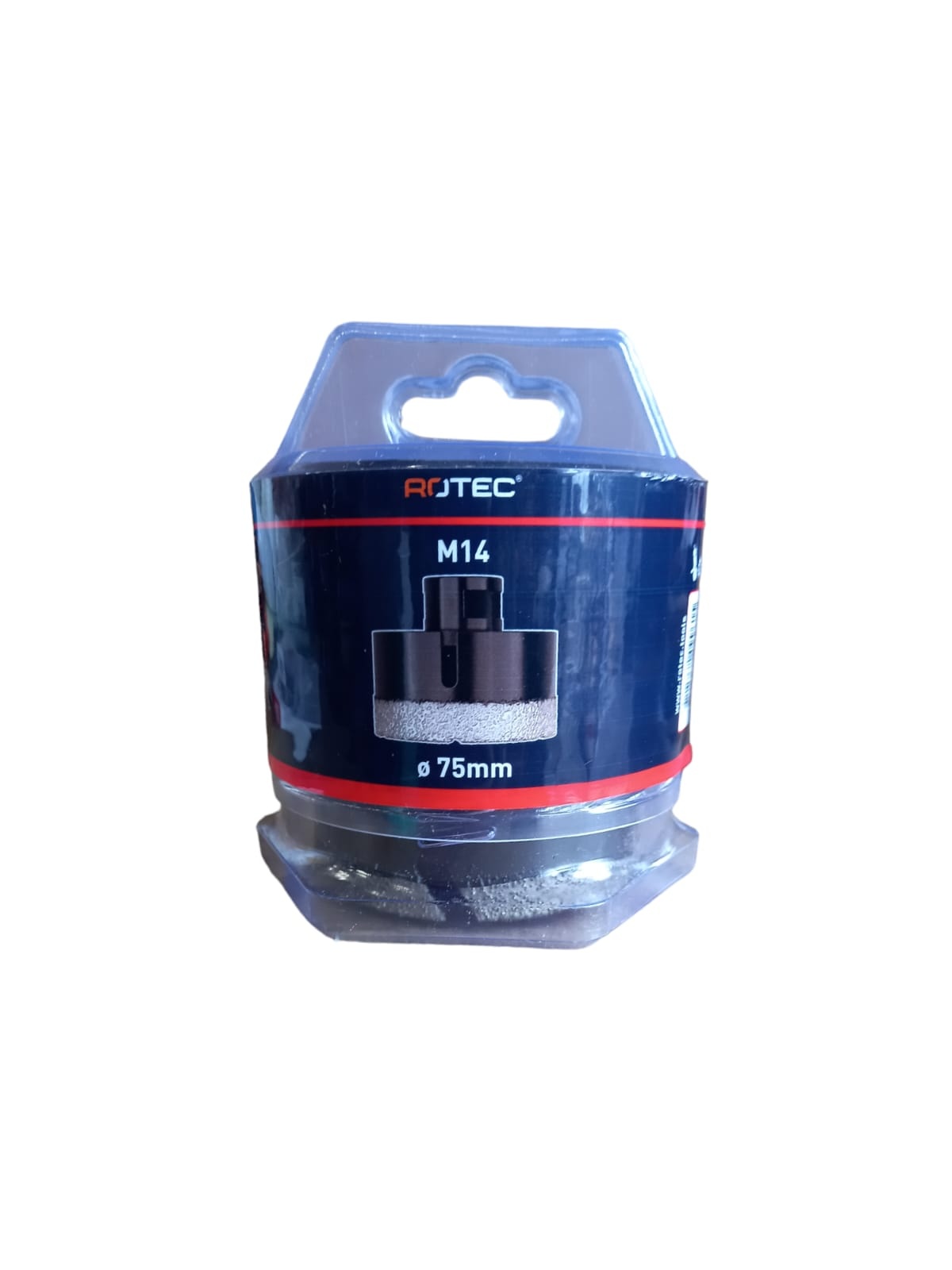 Rotec M14 Diamantboorkroon 75 mm