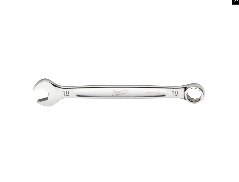 Milwaukee  steek-ringsleutel 18 mm  1 st.