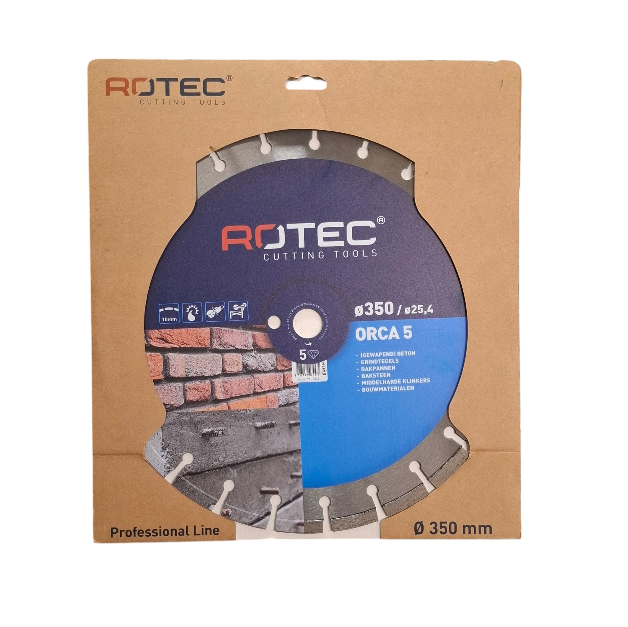 Diamant zaagblad BETON ORCA ø350xø25,4