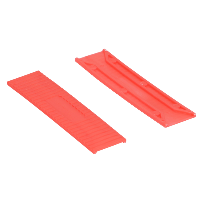 Kunststof Tunnelblok 24x3 mm rood - 100 stuks