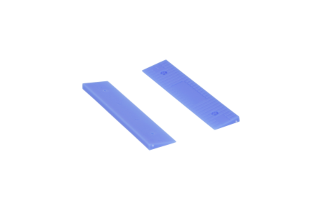 Keggen 100x22x5/1 mm blauw - 100 st uks