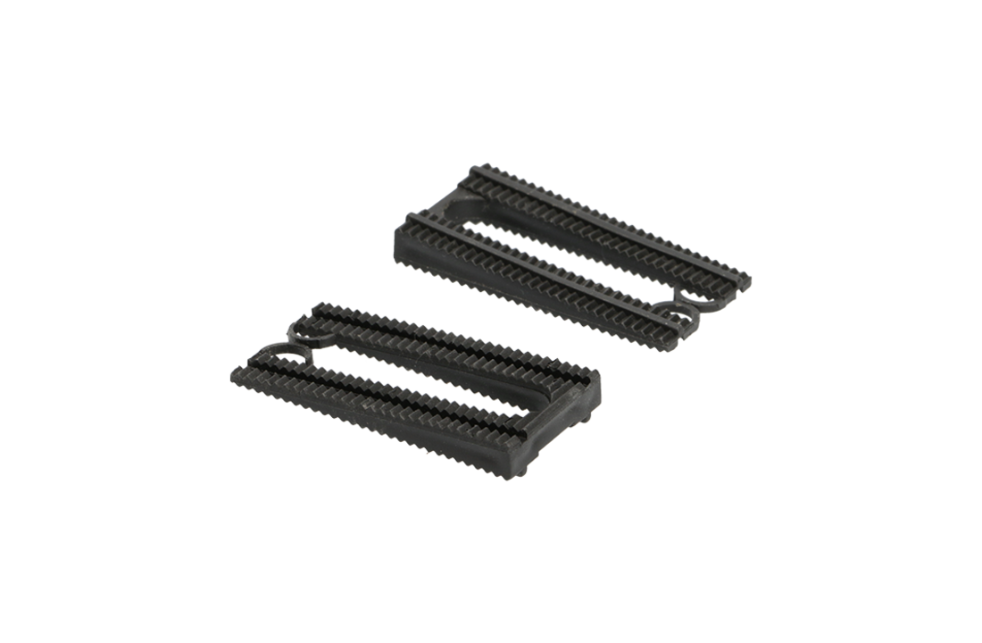 Kowo wiggen 58x30x7/2 mm zwart -50 stuks