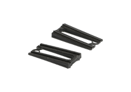 Kowo wiggen 58x30x7/2 mm zwart -50 stuks