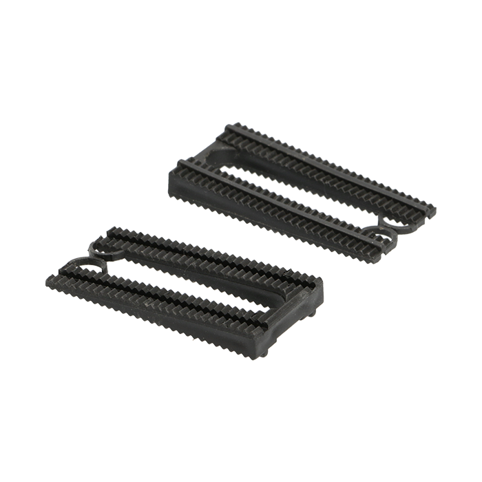 Kowo wiggen 58x30x7/2 mm zwart -50 stuks