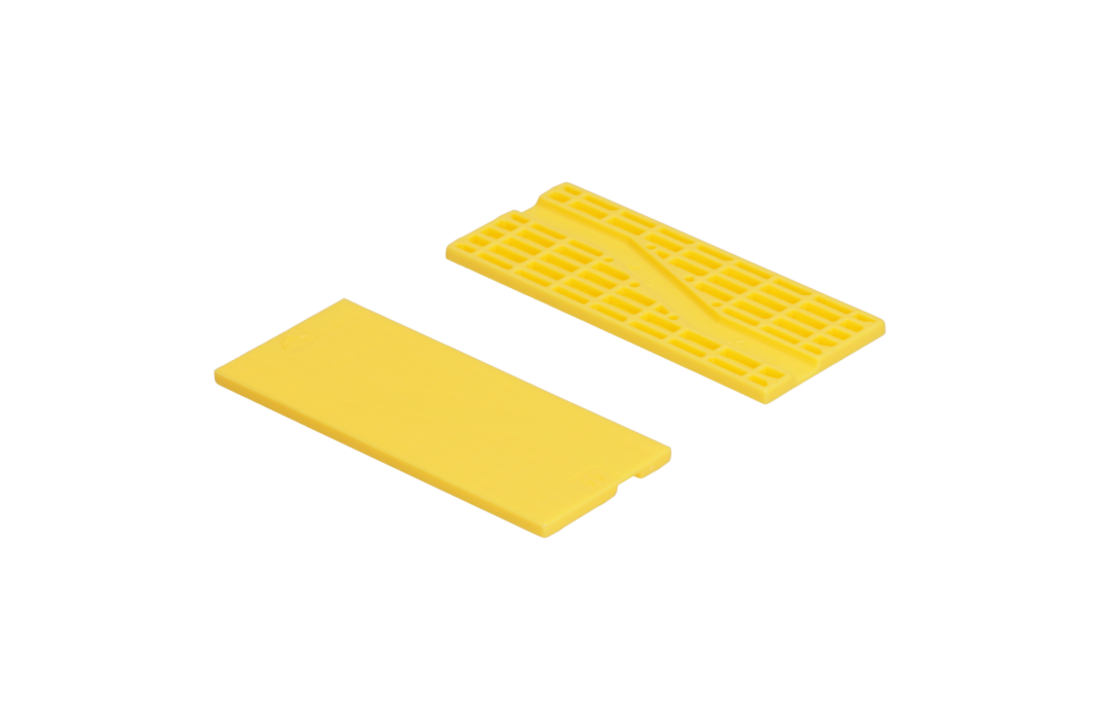 Kunststof Triple blok 44x4 mm - 500 stuks