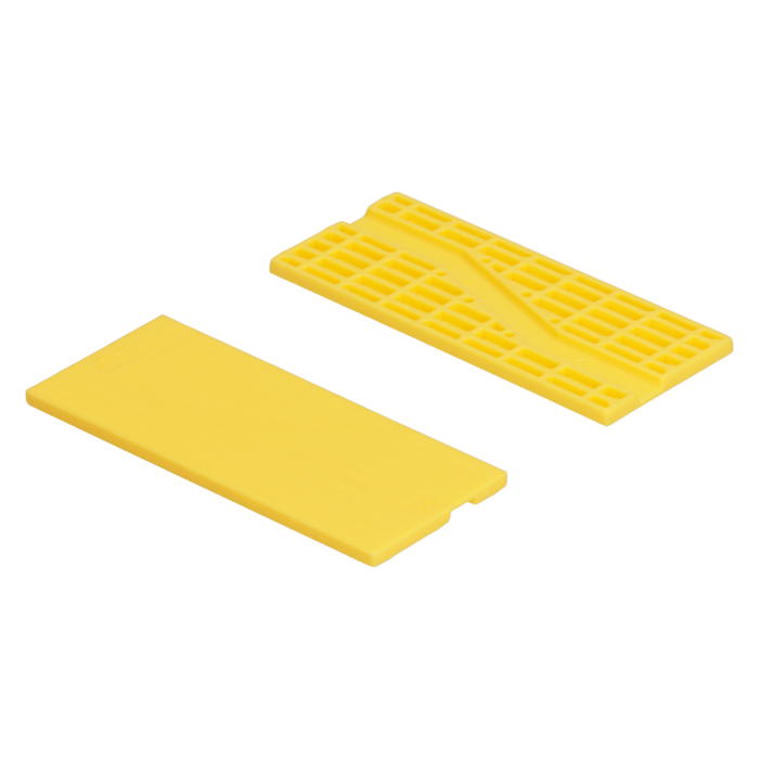 Kunststof Triple blok 44x4 mm - 500 stuks