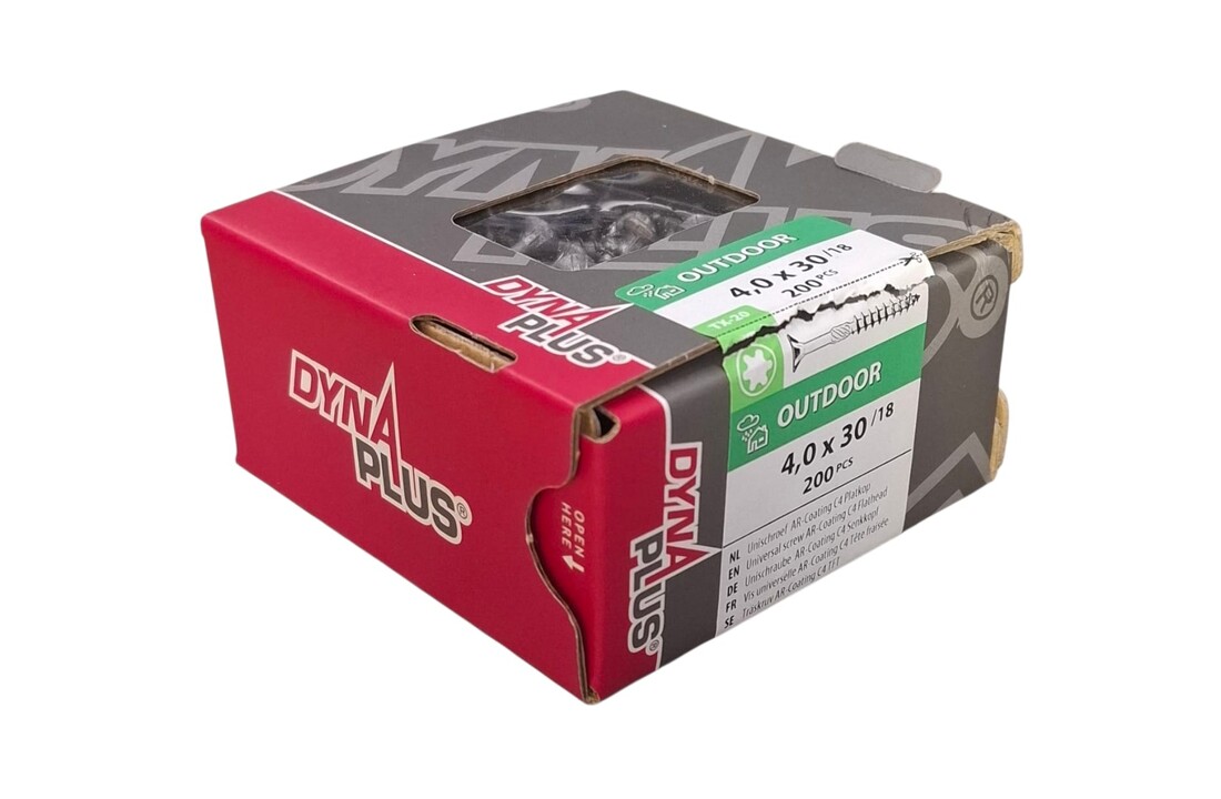 Dynaplus Unischroef AR-C4 PK TX-20 4.0X30/18 - 200 stuks