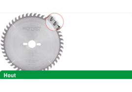 Rotec HM schulp- en afkortzaagblad ø250 mm Asgat 30 mm  -1st.