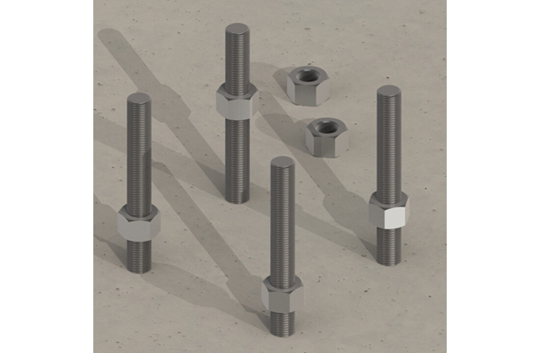 Muurplaatanker 300x55 - 50 stuks