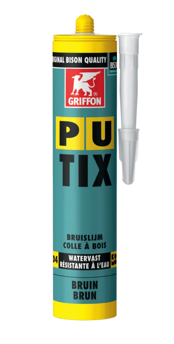 Griffon PU TIX bruislijm watervast bruin - koker 340 gram