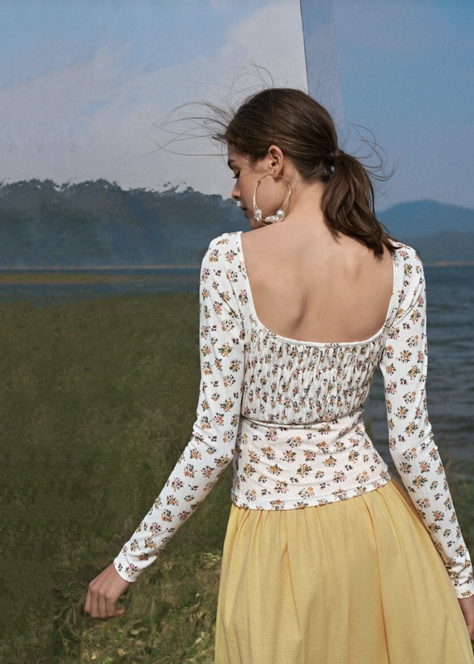 ASOS Witte boatneck top test