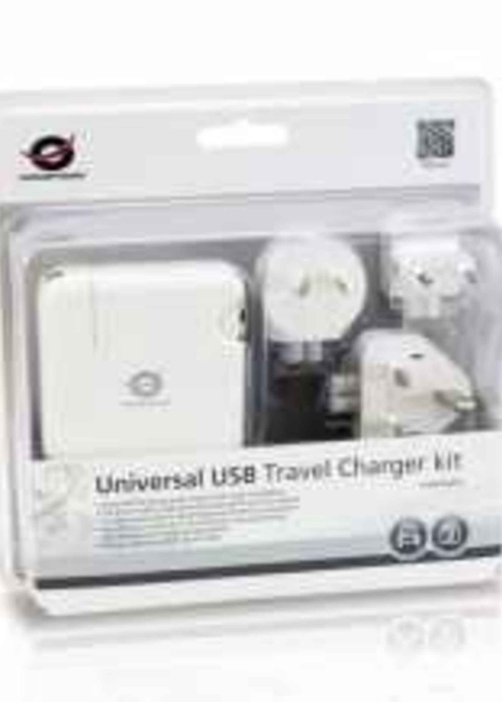 Conceptronic CUSBCHARKIT Universal USB Travel Charger kit