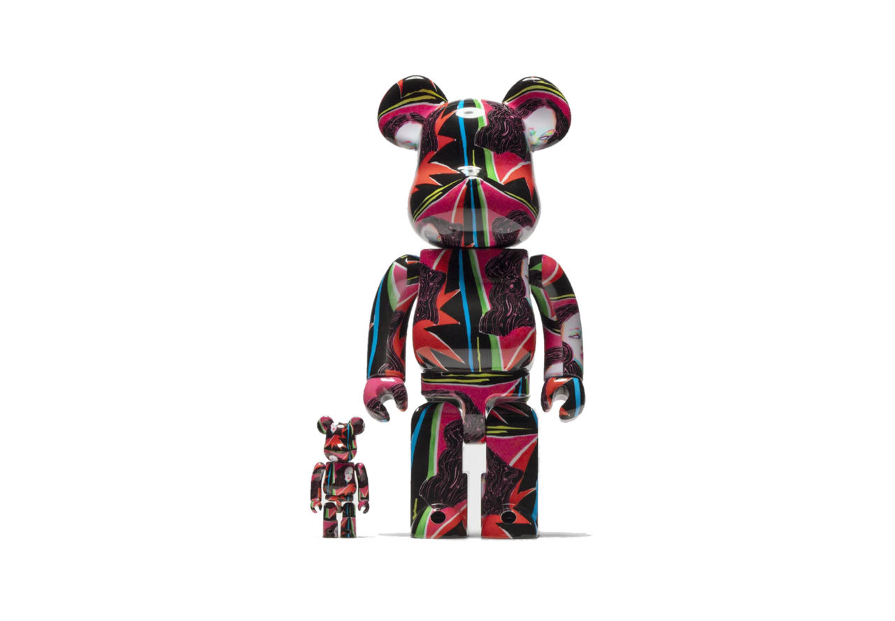 Medicom 400% & 100% Bearbrick Set - Saiko otake Goddess (Red