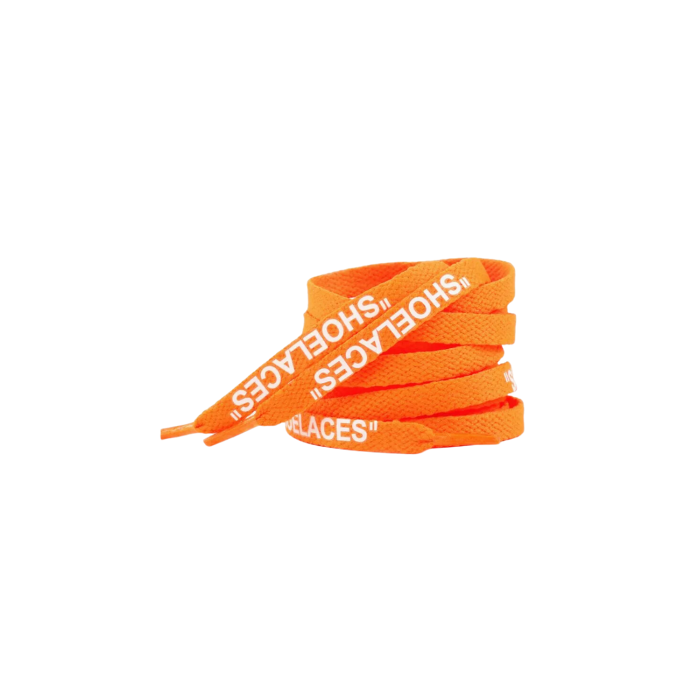Shoelaces Oval, Off White Orange Shoelaces