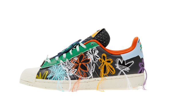 Adidas super best sale star olografiche