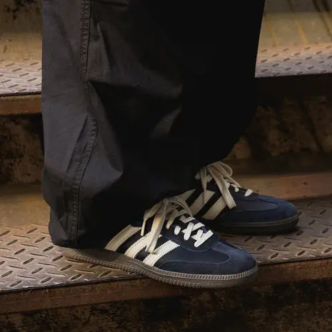 Adidas samba shop og white navy